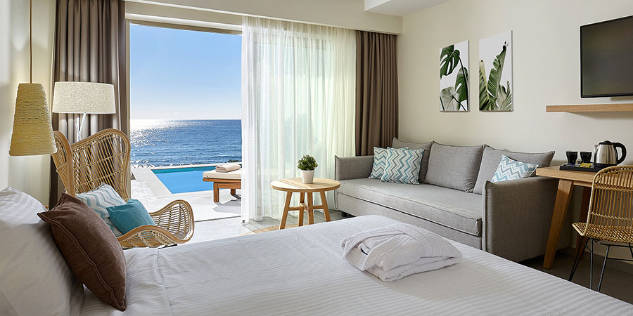Doppelzimmer Superior mit individuellen Pool